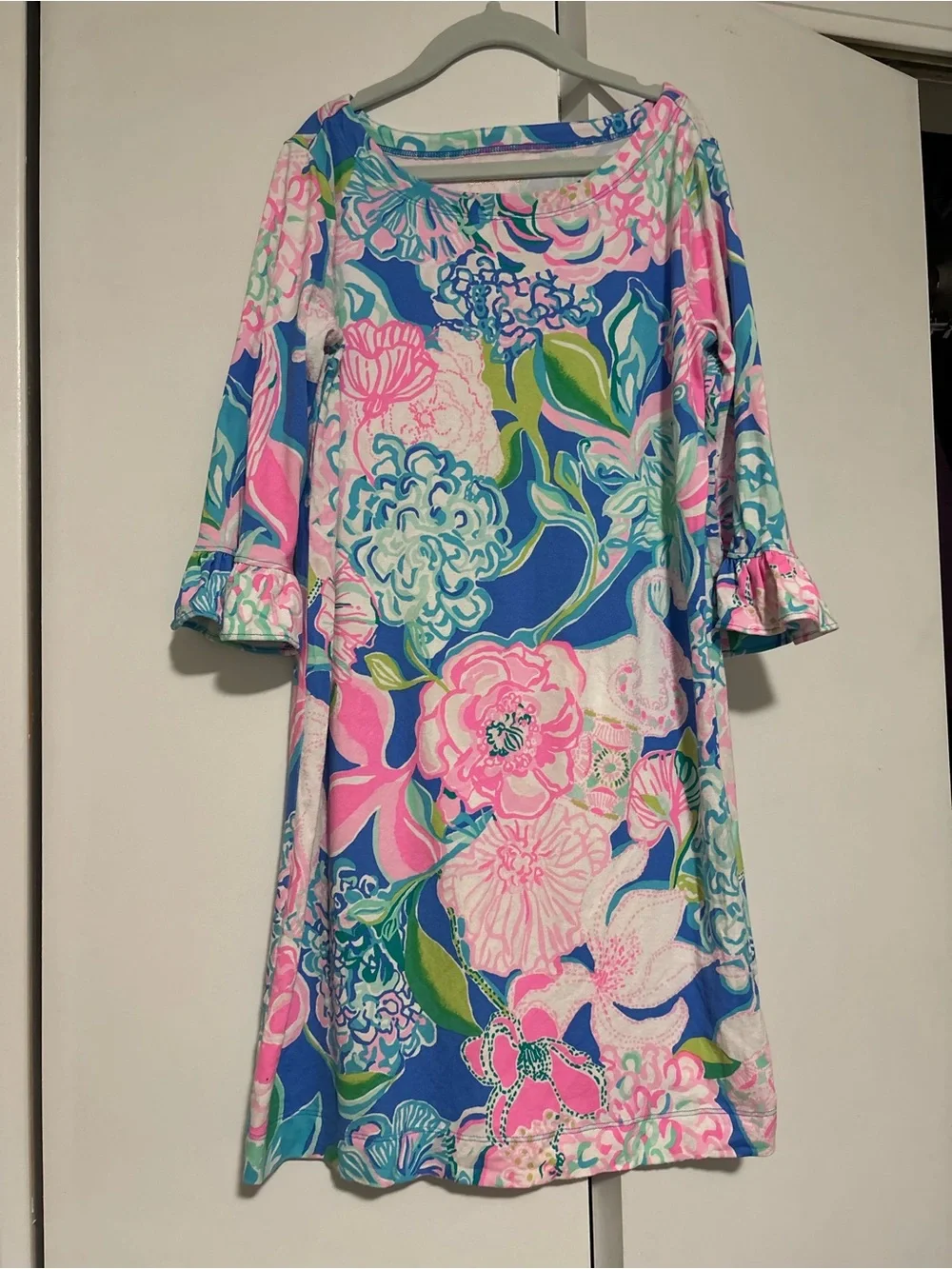 Lilly Pulitzer dress kids large 8-10 floral print